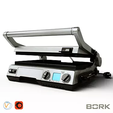 BORK G802 Grill: Compact and Powerful 3D model image 1 