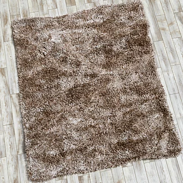 Luxury Rug with 3D Hair and Fur 3D model image 1 