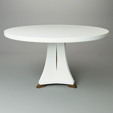 Elegant Round Dining Table - Christopher Guy Celine 3D model image 1 