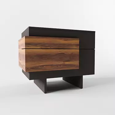 Nightstand Wood Bark