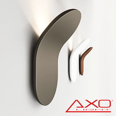 Sleek Aplik Wall Lamp 3D model image 1 