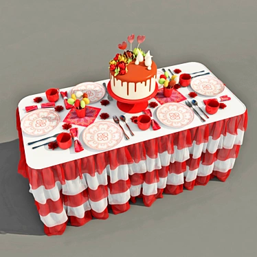 Sweet Delight Table 3D model image 1 