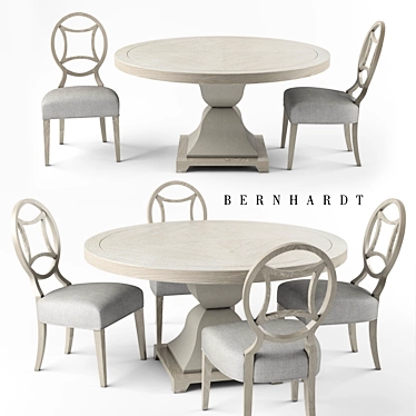 Bernhardt Hampshire Dining Set 3D model image 1 