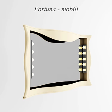 Fortuna Mirror: Luxurious Reflection 3D model image 1 