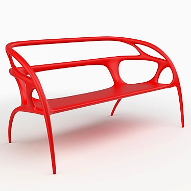 EcoPlast Bench 3D model image 1 
