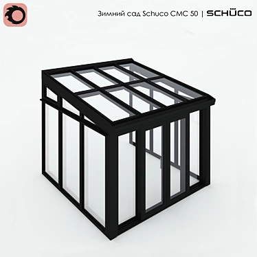 Winter Oasis: Schuco CMC 50 with Pent Roof 3D model image 1 