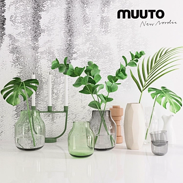 Muuto - New Nordic Vases Set 3D model image 1 