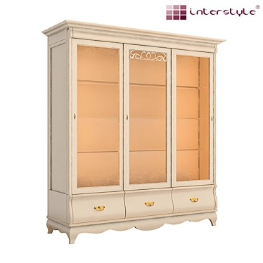 Antique Showcase: Madeira Interstyle 3D model image 1 