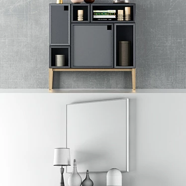 Sleek Storage Solution: Zweed Chest 3D model image 1 