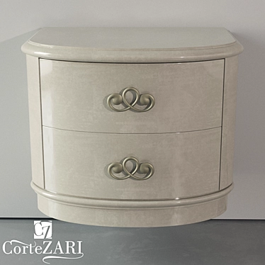 Elegant Giusy 437 Bedside Table 3D model image 1 