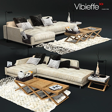 Vibieffe 310 Identify Modern Sofa 3D model image 1 