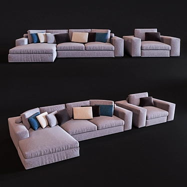 Gordon sofa and armchair by Relax factory