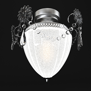 Elegant RUGIADA Ceiling Lamp 3D model image 1 