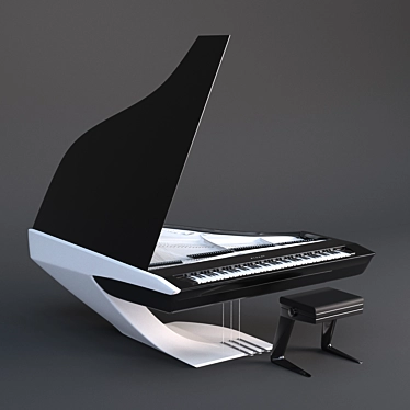 Peugeot Royal Grand Piano 3D model image 1 