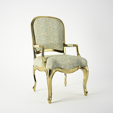 Luis Single Chair - Sleek and Stylish 3D model image 1 