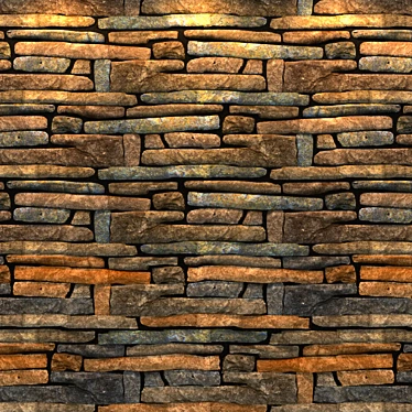 Lightweight, Versatile Masonry Tiles 3D model image 1 