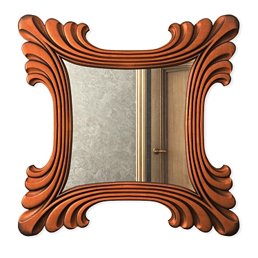 Reflective Elegance: Charleroi Mirror 120x120 3D model image 1 