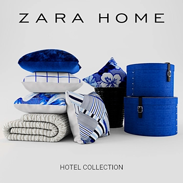 Zara Home Hotel Collection: Luxury Home Decor Set 3D model image 1 