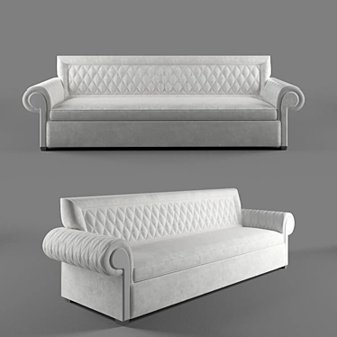 Elegant and Comfortable: Cosmorelax Sofa 3D model image 1 