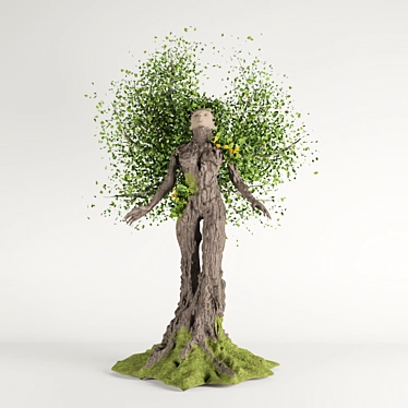 Enchanted Leafy Maiden 3D model image 1 