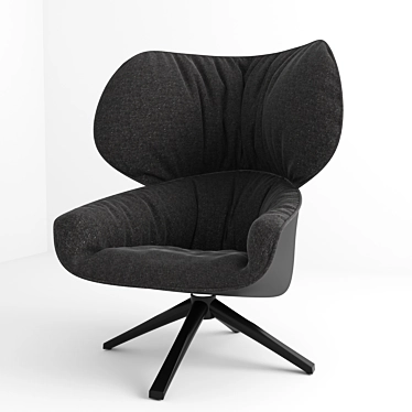 Italian Luxury: B&B Italia Tabano Armchair 3D model image 1 