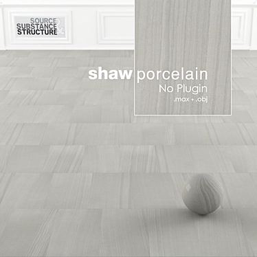 Shaw Contract Porcelain Ceramic Tiles 3D model image 1 