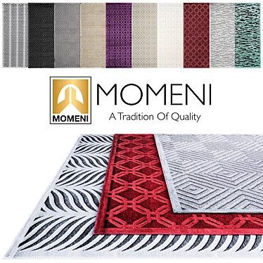 Contemporary Platinum Rug Collection - Momeni 3D model image 1 