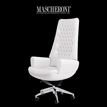 Contemporary Italian Design Armchair 3D model image 1 