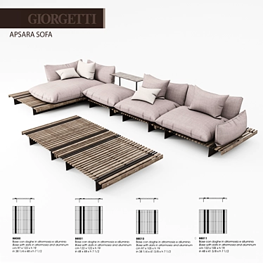 Giorgetti Apsara sofa