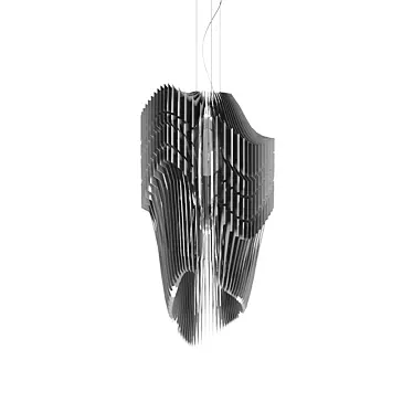 Zaha Hadid's Elegant Lamp 3D model image 1 