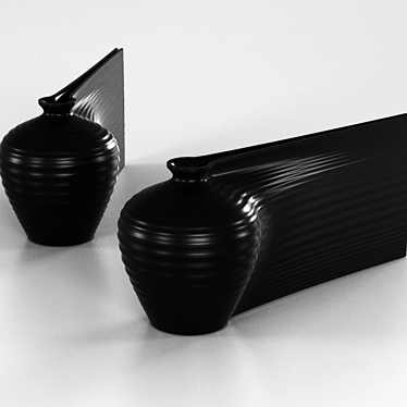 Zaha Hadid Vase: Modern Design Masterpiece 3D model image 1 