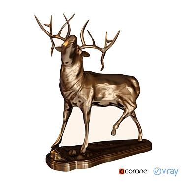 Sculpture Vray Corona Render 3D model image 1 
