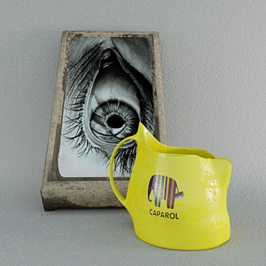 Eyes and Edge Cup 3D model image 1 