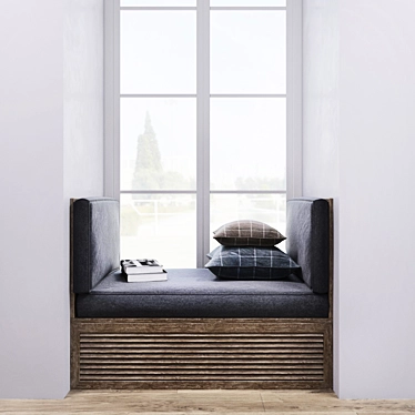 Cozy Comfort: Soft Windowsill 3D model image 1 