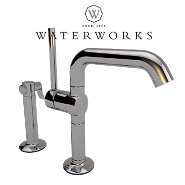 Modern Kitchen Faucet with Spray 3D model image 1 