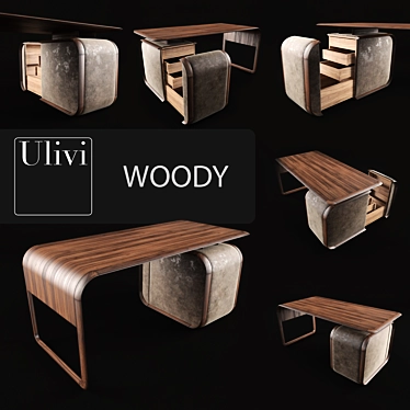 Natural Elegance: WOODY Ulivi 3D model image 1 