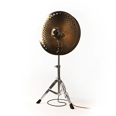 Title: Cymbal Torch Lamp 3D model image 1 