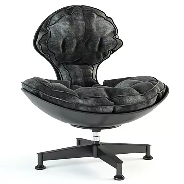 Modern Lounge Egg Chair 3D model image 1 