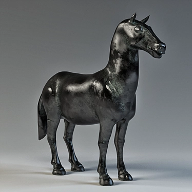 3D Printing Horse: A Unique Equine for Your Creations 3D model image 1 