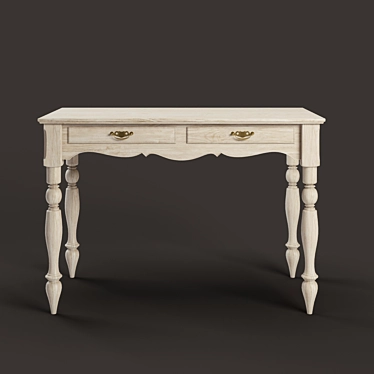 Romantic Country Table Decor 3D model image 1 