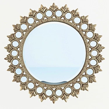 Title: Elegant Cedric Mirror Frame 3D model image 1 