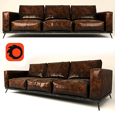 Leather sofa