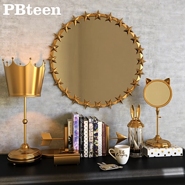 Emily & Meritt Decorative Set - PBteen 3D model image 1 