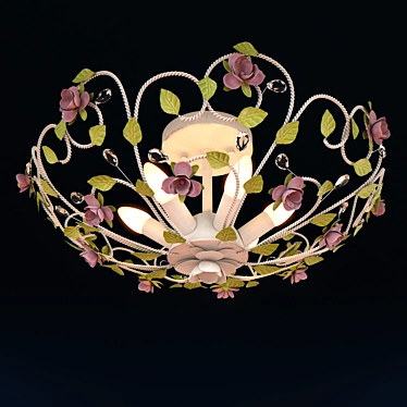 Elegant Bouquet Chandelier 3D model image 1 