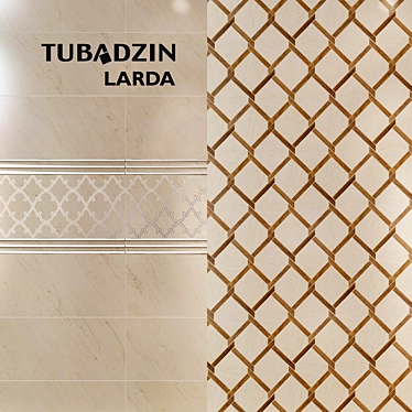 Larda Collection: Wall and Floor Tiles with Versatile Design 3D model image 1 