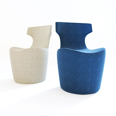 Papilio Mini Chairs - Compact and Stylish 3D model image 1 