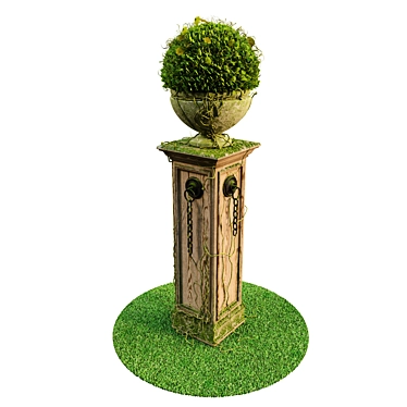 Pierghola with vase - stunning decor 3D model image 1 