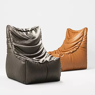 Cozy Fox Bag Armchair 3D model image 1 