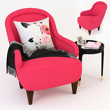 Kate Spade Drake Accent Chair 3D model image 1 