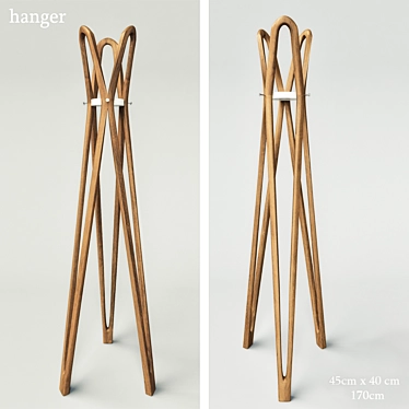 Designer Clothes Hanger by Alena Stacenko 3D model image 1 